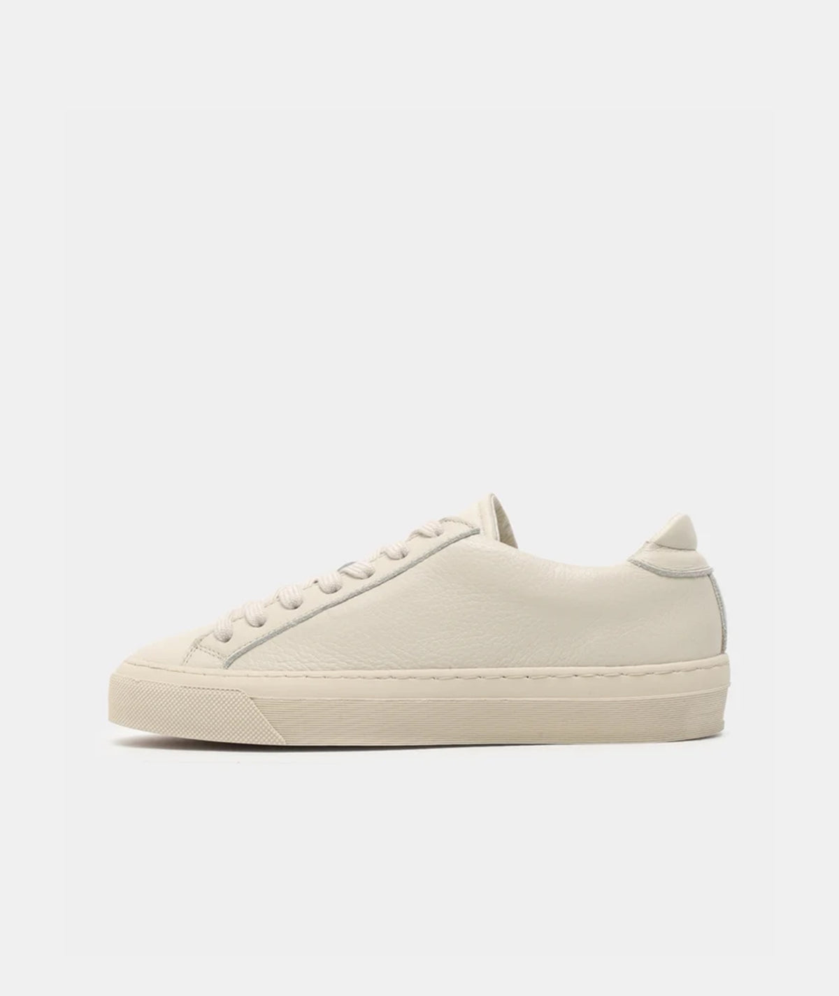GARMENT PROJECT WMNS Kit - Off White Tumbled Leather Sneakers 110 Off White