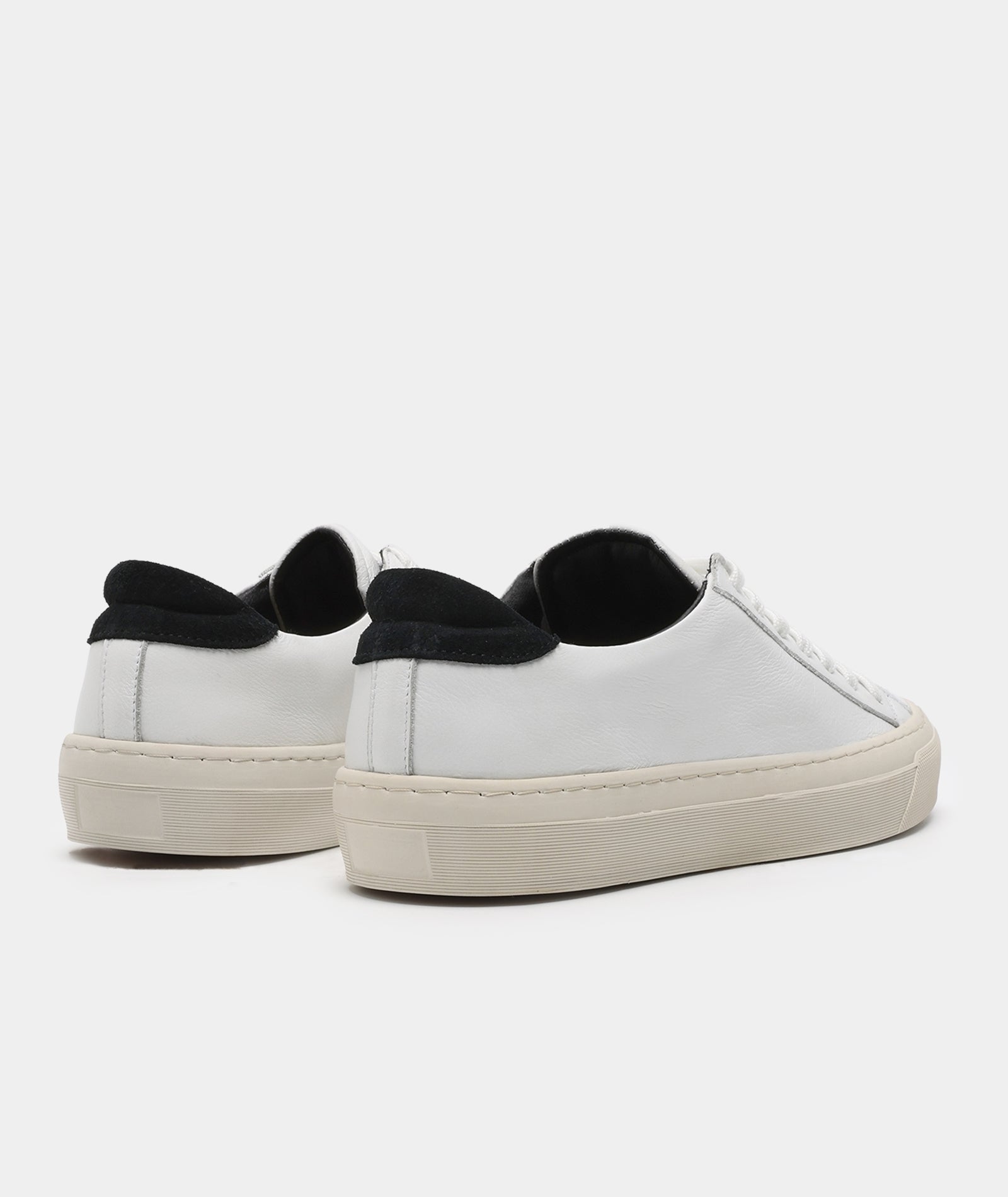GARMENT PROJECT MAN Kit - White / Black Leather Sneakers 100 White