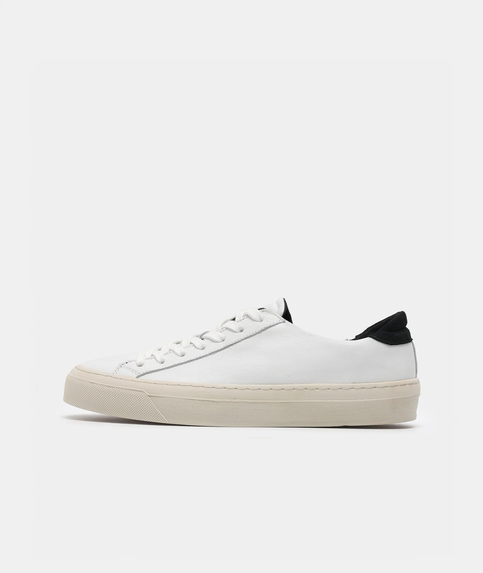 GARMENT PROJECT MAN Kit - White / Black Leather Sneakers 100 White
