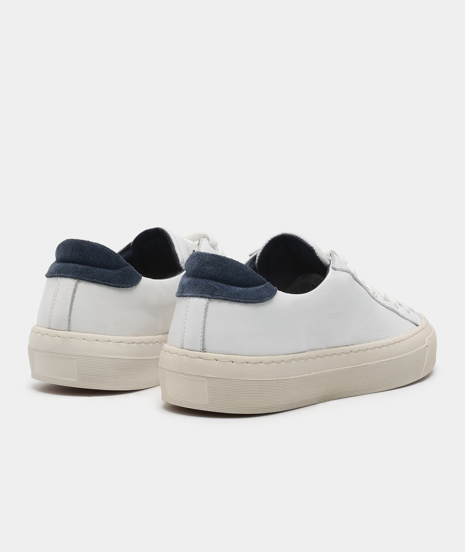 GARMENT PROJECT MAN Kit - White / Blue Leather Sneakers 100 White