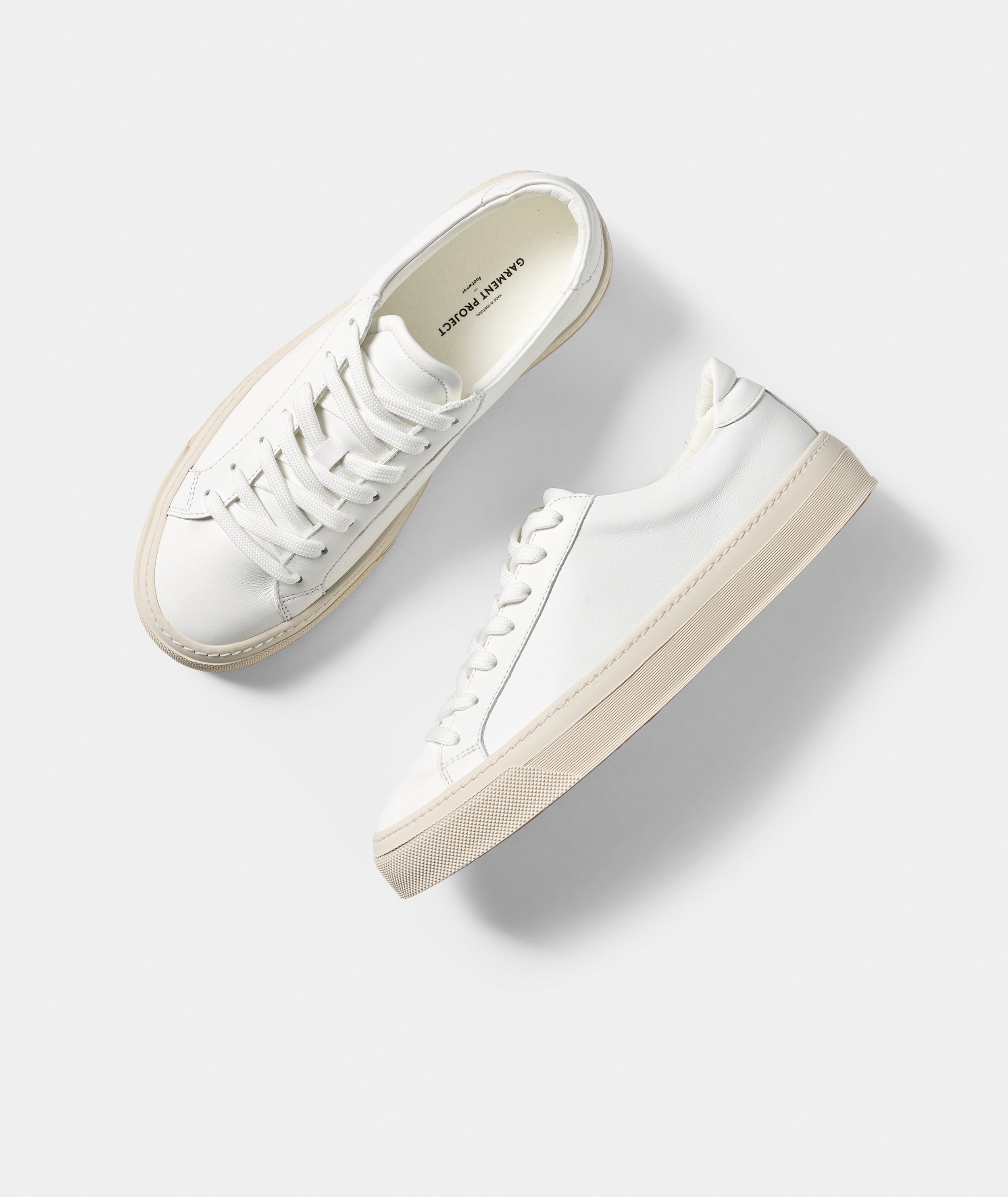 GARMENT PROJECT WMNS Kit - White Soft Leather Sneakers 100 White