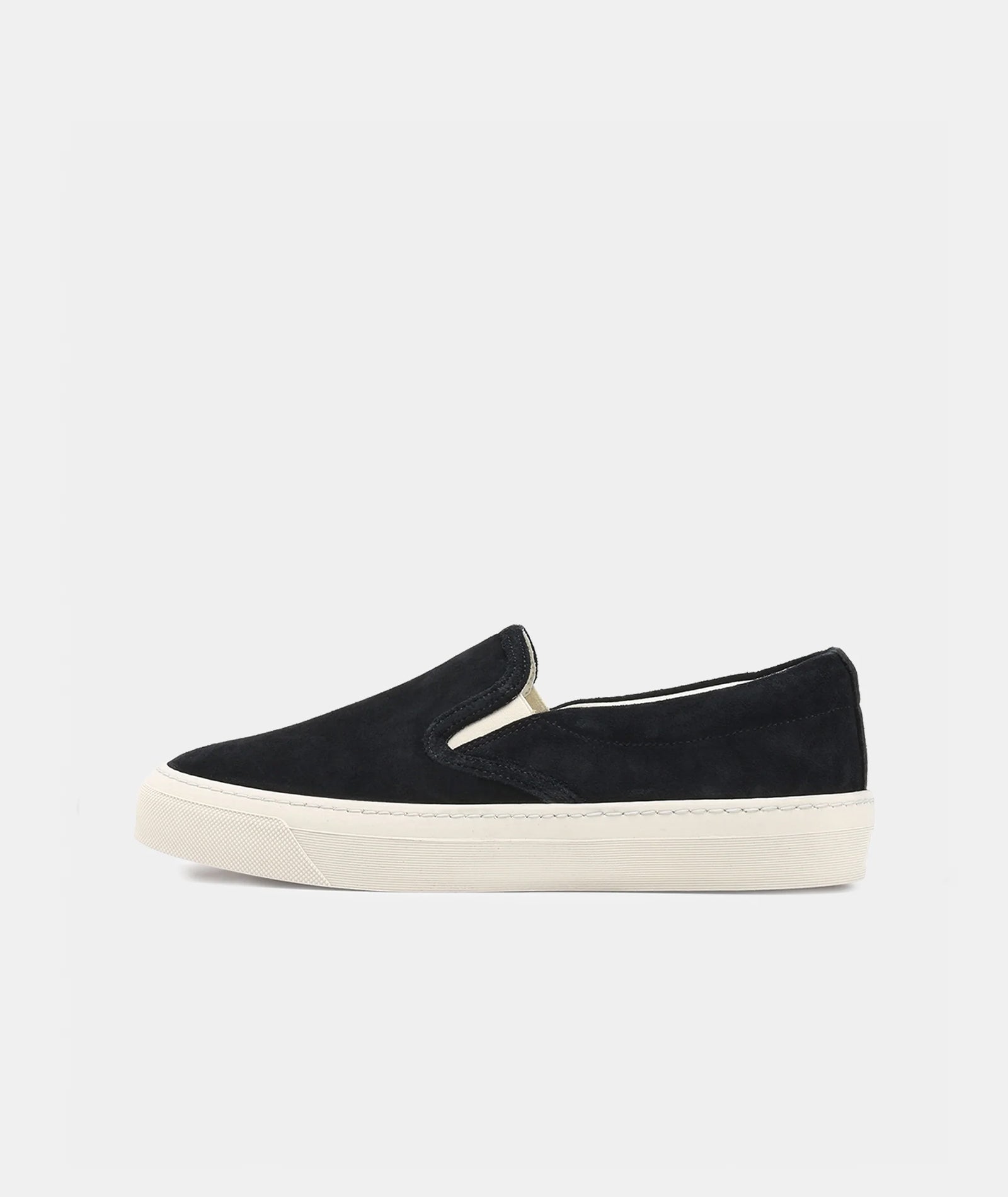 GARMENT PROJECT MAN Kit Slip-On - Black Suede Sneakers 999 Black