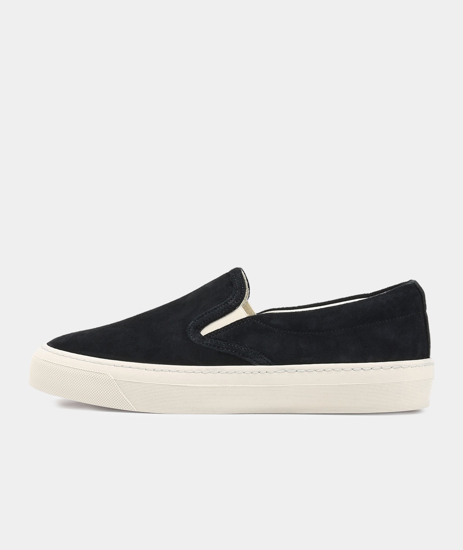 GARMENT PROJECT MAN Kit Slip-On - Black Suede Sneakers 999 Black