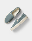 GARMENT PROJECT MAN Kit Slip-On - Dusty Green Perforated Suede Sneakers 255 Dusty Green