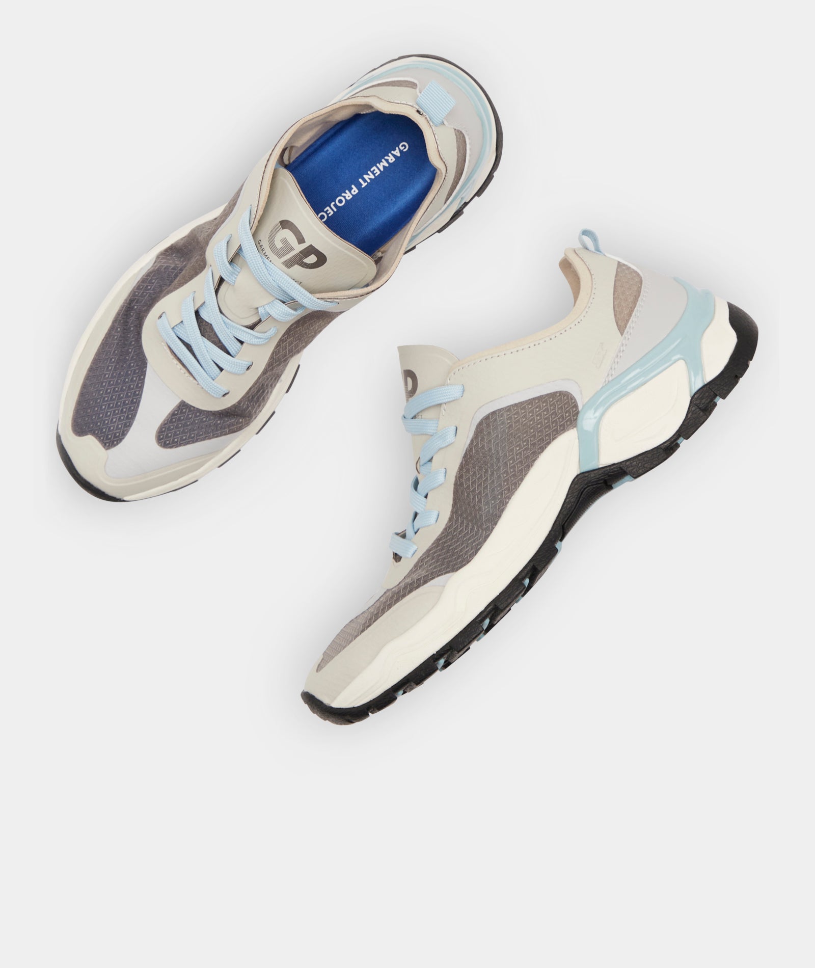 GARMENT PROJECT WMNS LR-10 Lightweight Runner - Light Grey Ripstop Sneakers 410 Light Grey
