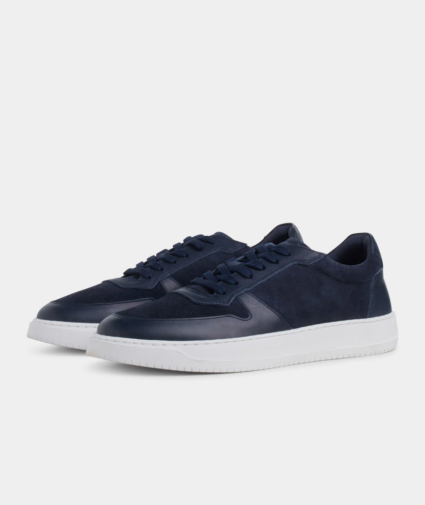 GARMENT PROJECT MAN Legacy - Navy Leather Sneakers 500 Navy