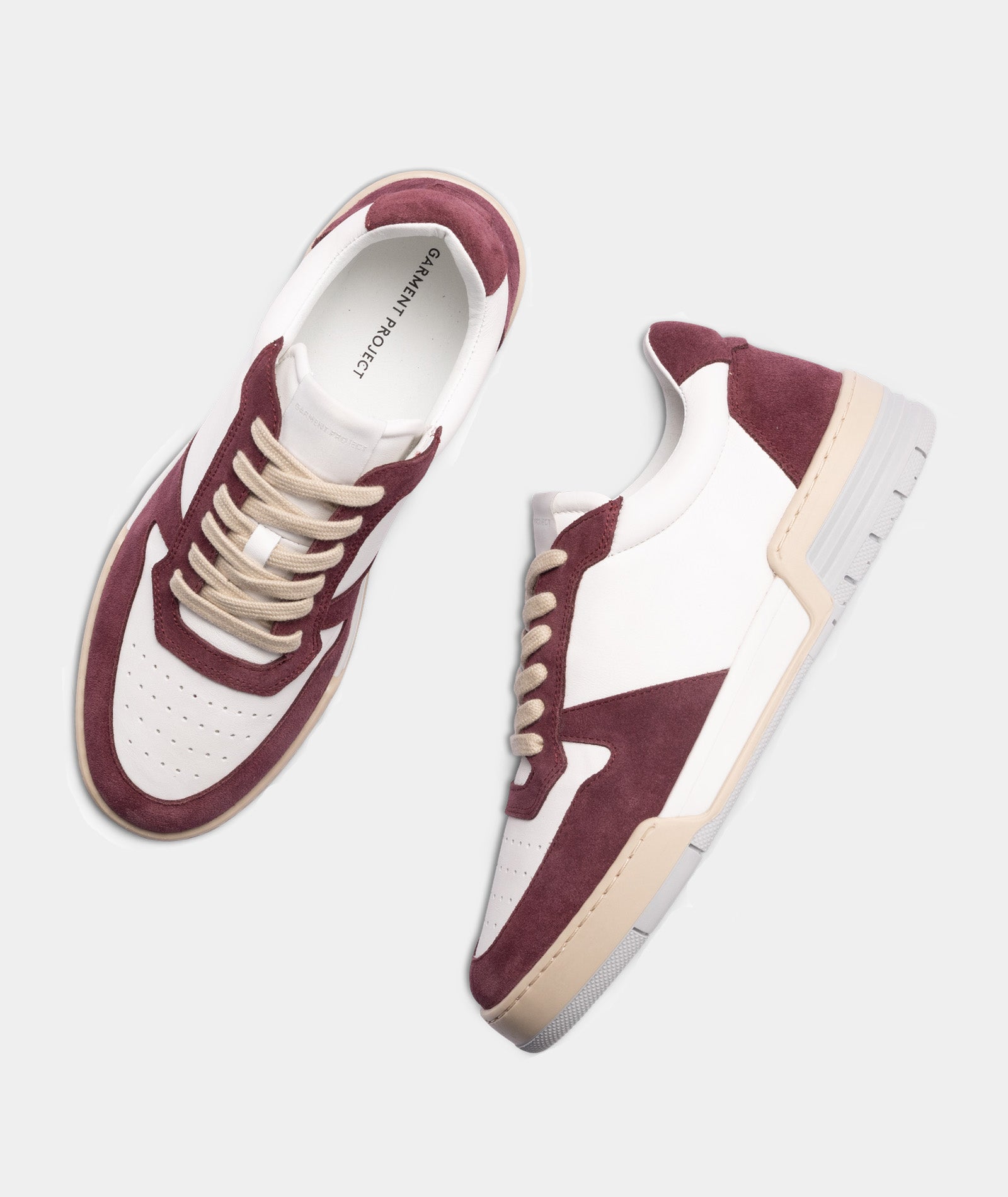 GARMENT PROJECT MAN Legacy 80s - Bordeaux Leather Sneakers 710 Bordeaux