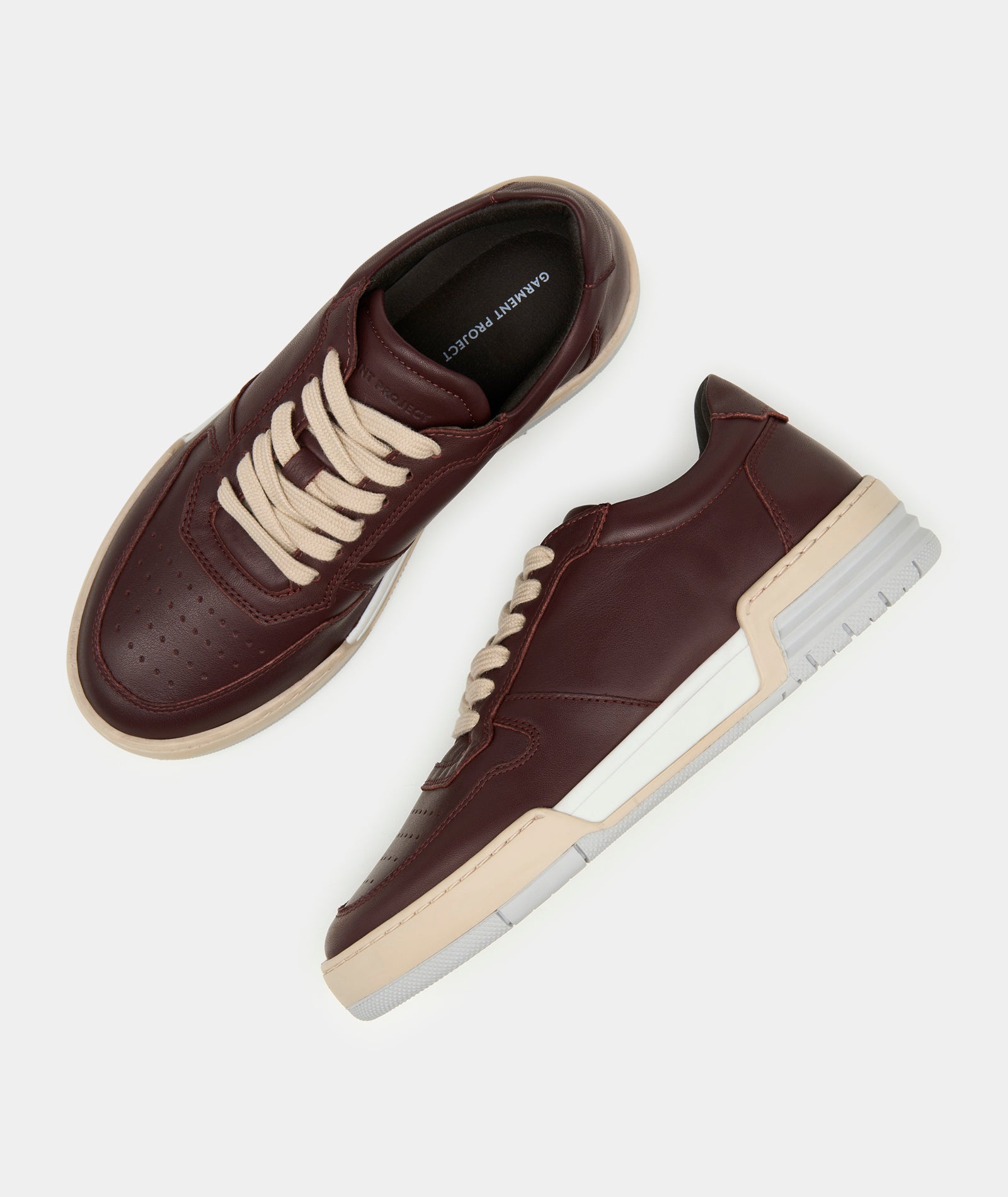 GARMENT PROJECT WMNS Legacy 80s - Bordeaux Leather Sneakers 710 Bordeaux