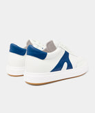 GARMENT PROJECT MAN Legend - White/Blue Leather Shoes 550 Blue