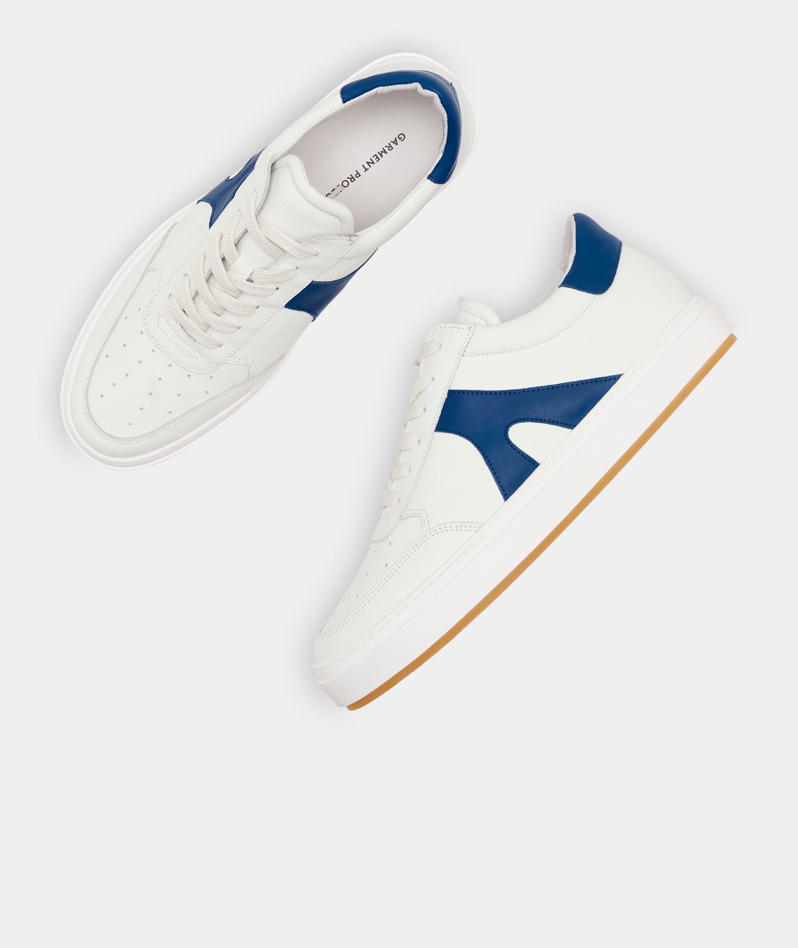 GARMENT PROJECT MAN Legend - White/Blue Leather Shoes 550 Blue