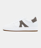 GARMENT PROJECT MAN Legend - White/Elephant Leather Shoes 460 Elephant