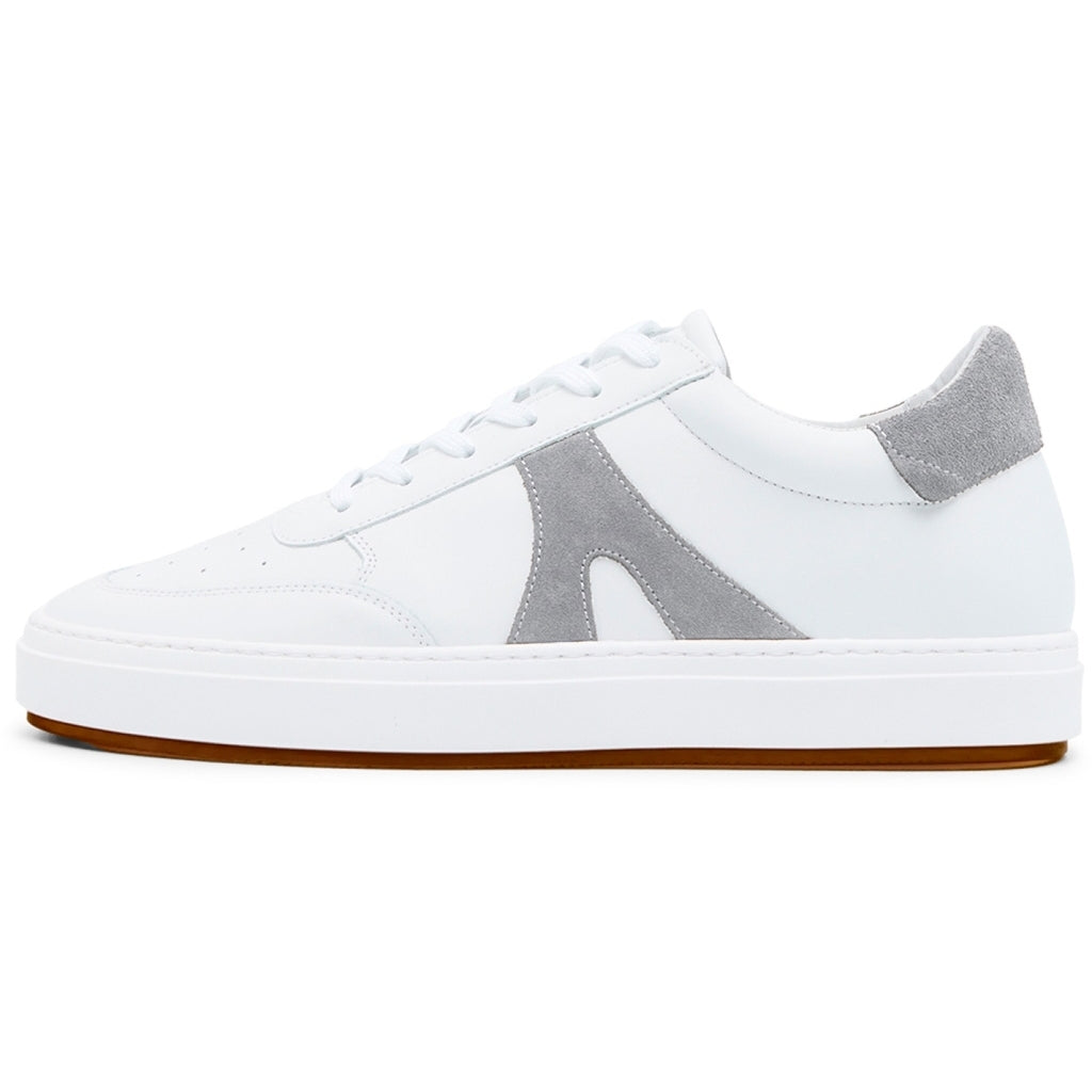GARMENT PROJECT MAN Legend - White/Light Grey Leather Shoes 410 Light Grey