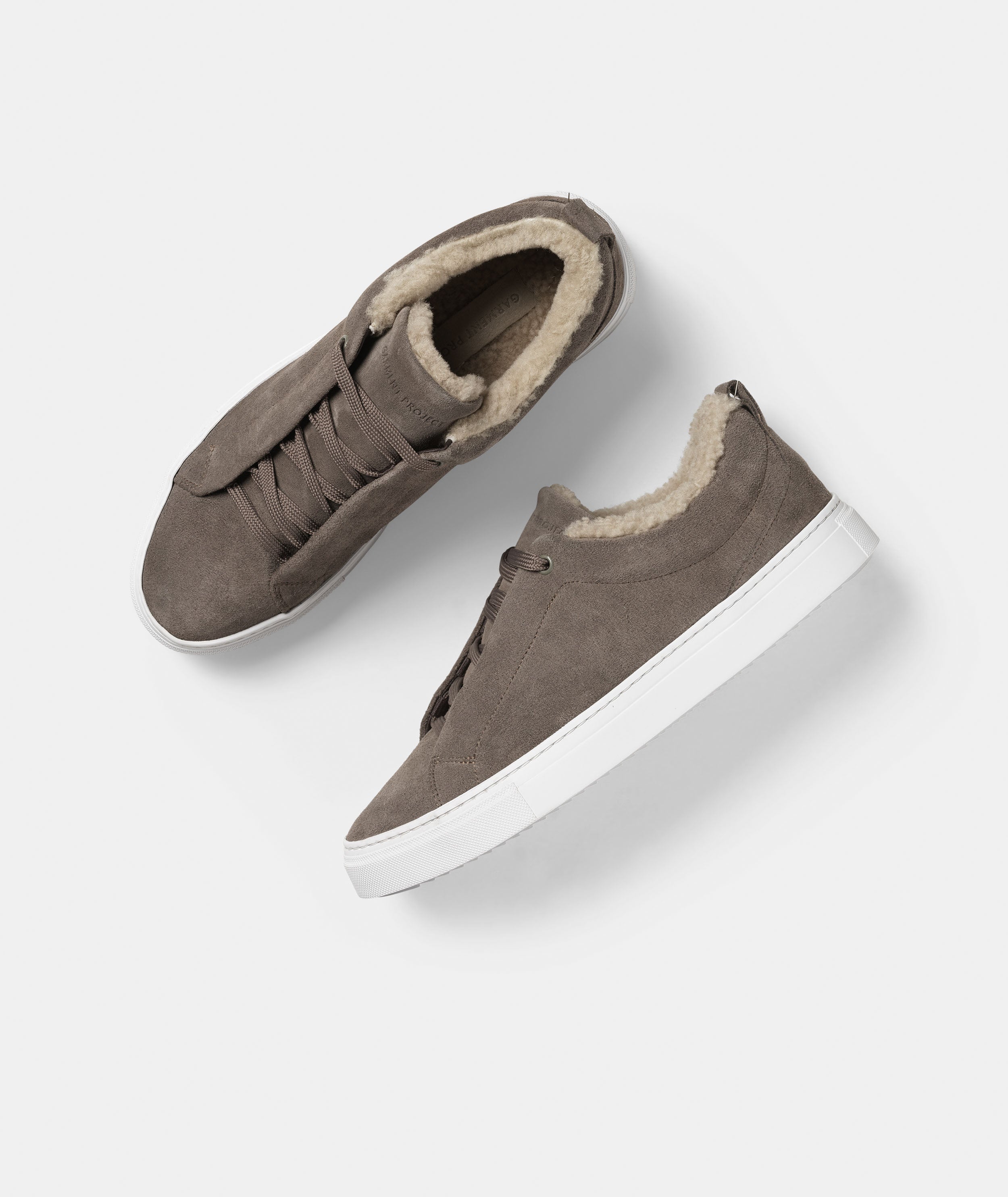 GARMENT PROJECT MAN Leo - Elephant Suede Sneakers 460 Elephant
