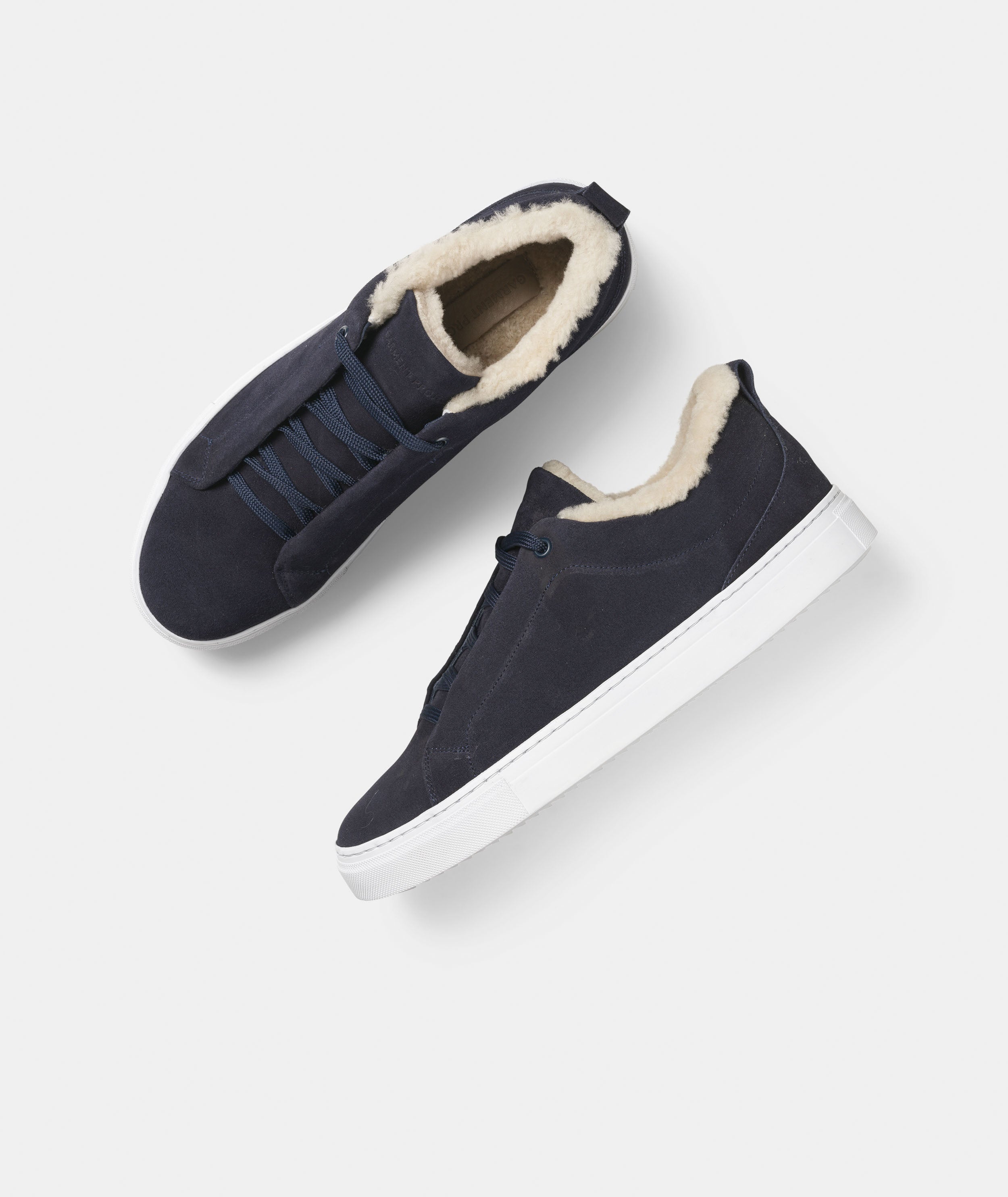 GARMENT PROJECT MAN Leo - Navy Suede Sneakers 500 Navy