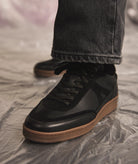 GARMENT PROJECT WMNS Liga - Black Leather Sneakers 999 Black