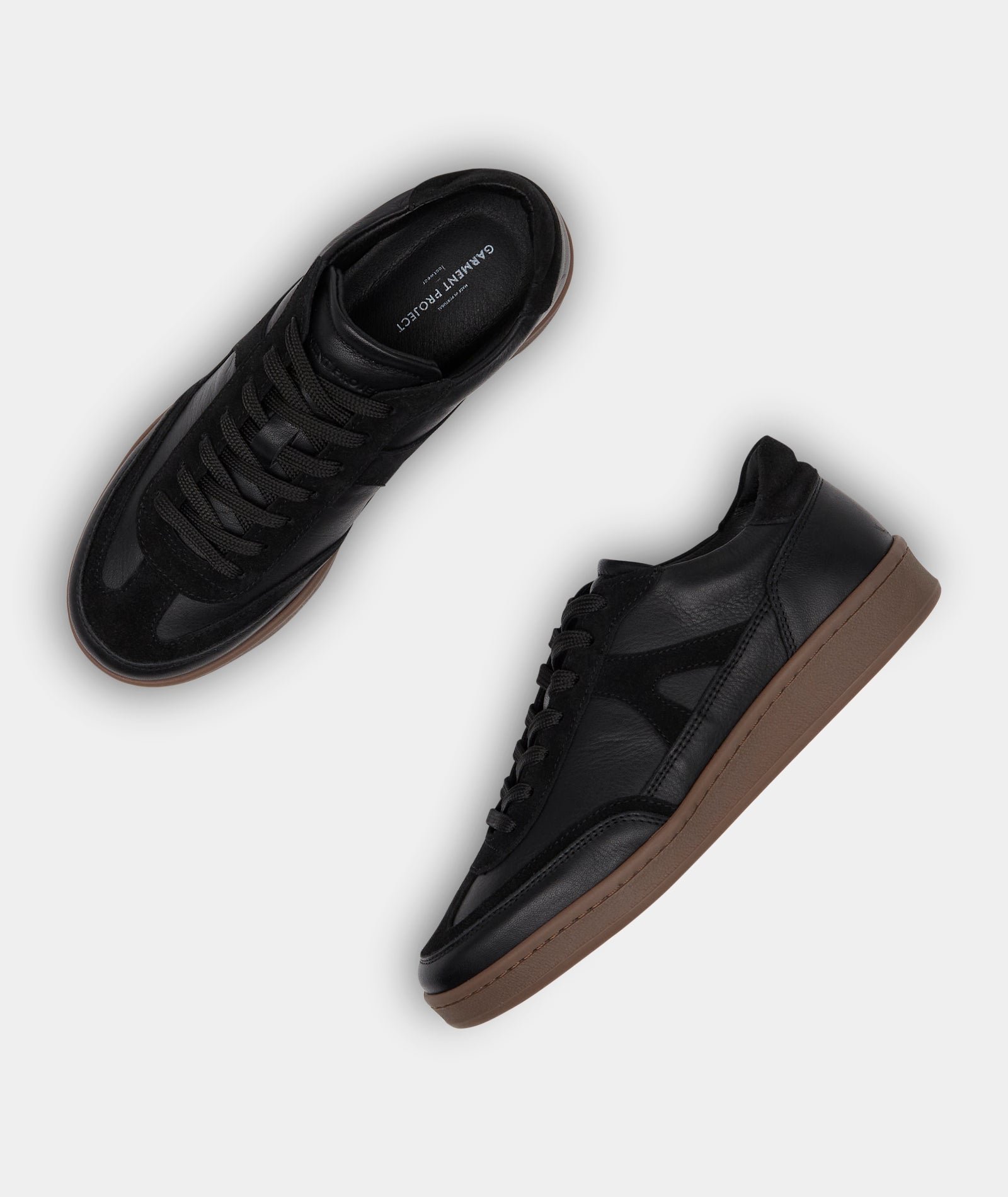 GARMENT PROJECT WMNS Liga - Black Leather Sneakers 999 Black