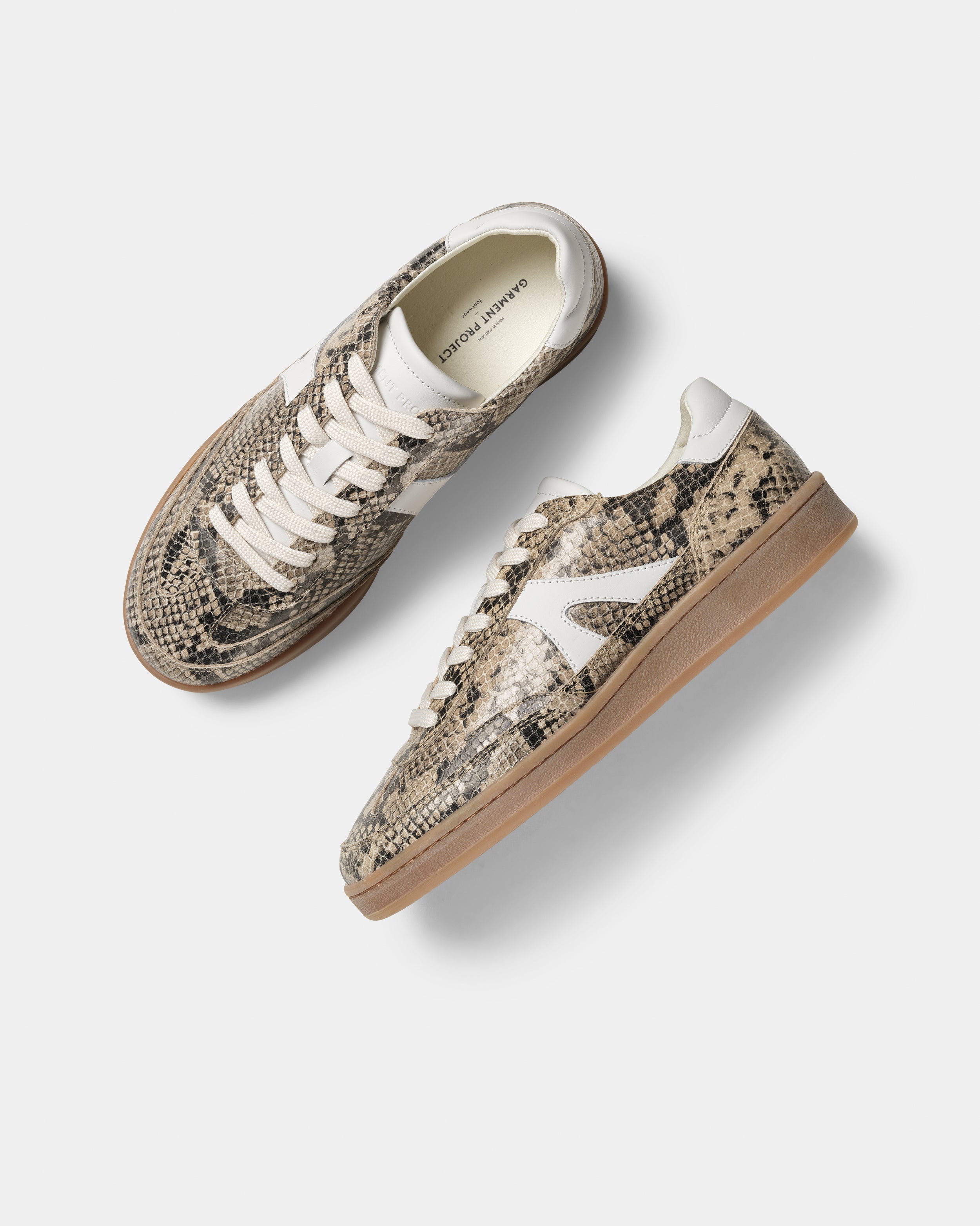 GARMENT PROJECT WMNS Liga - Earth Snake Leather Sneakers 260 Earth