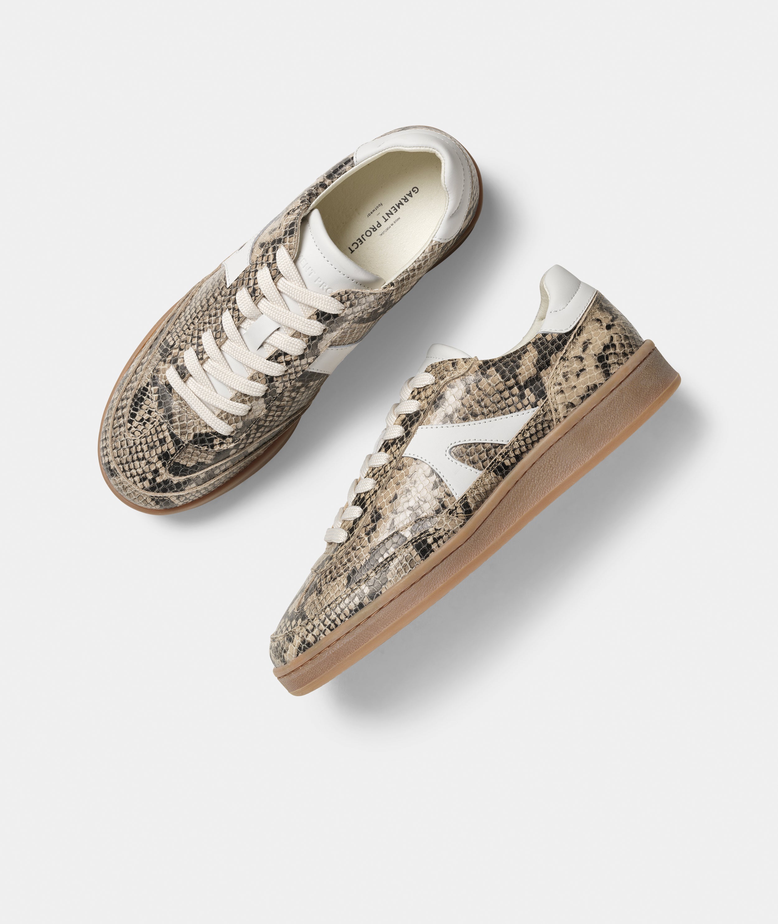 GARMENT PROJECT WMNS Liga - Earth Snake Leather Sneakers 260 Earth