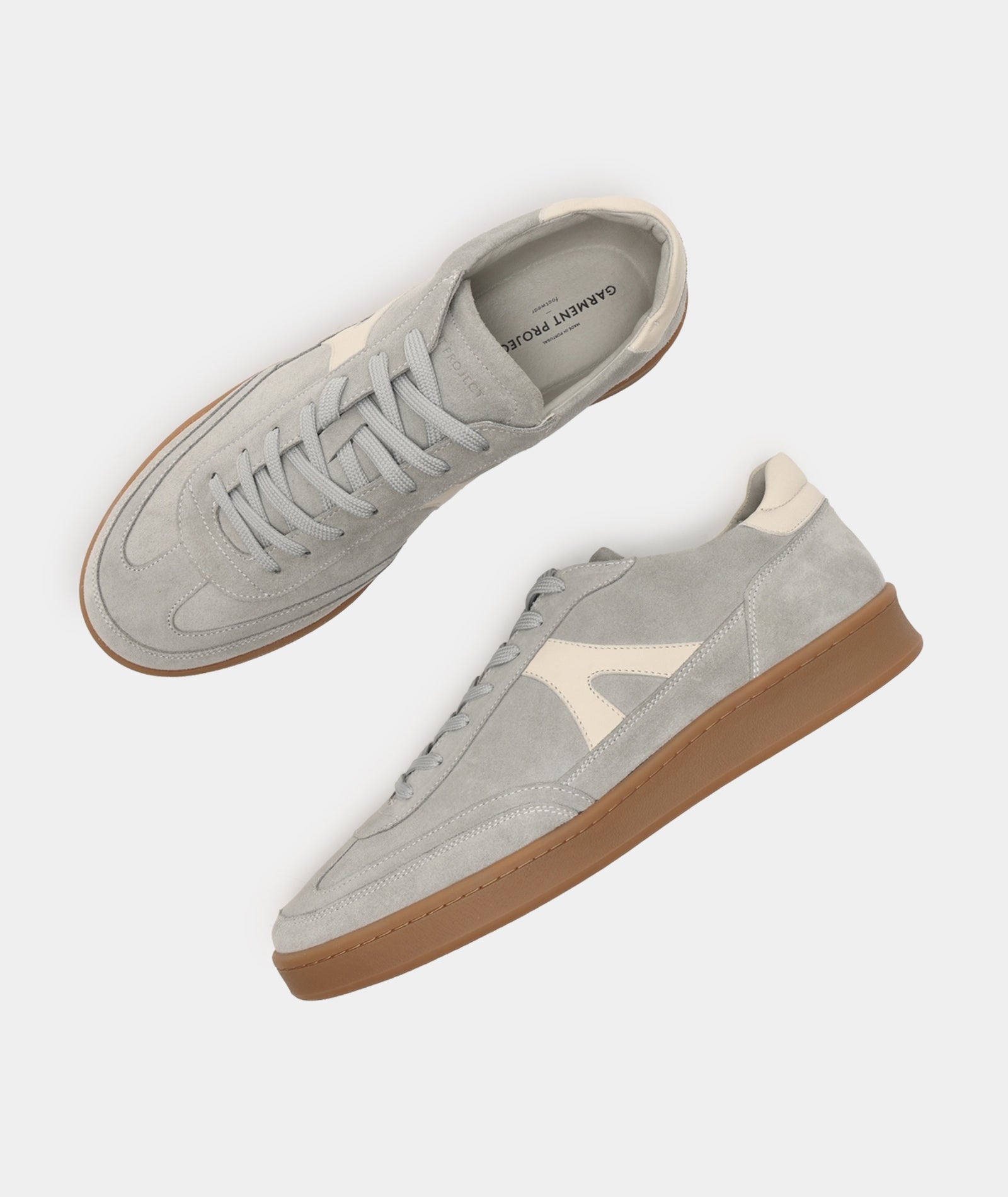 GARMENT PROJECT MAN Liga - Light Grey Suede Sneakers 410 Light Grey