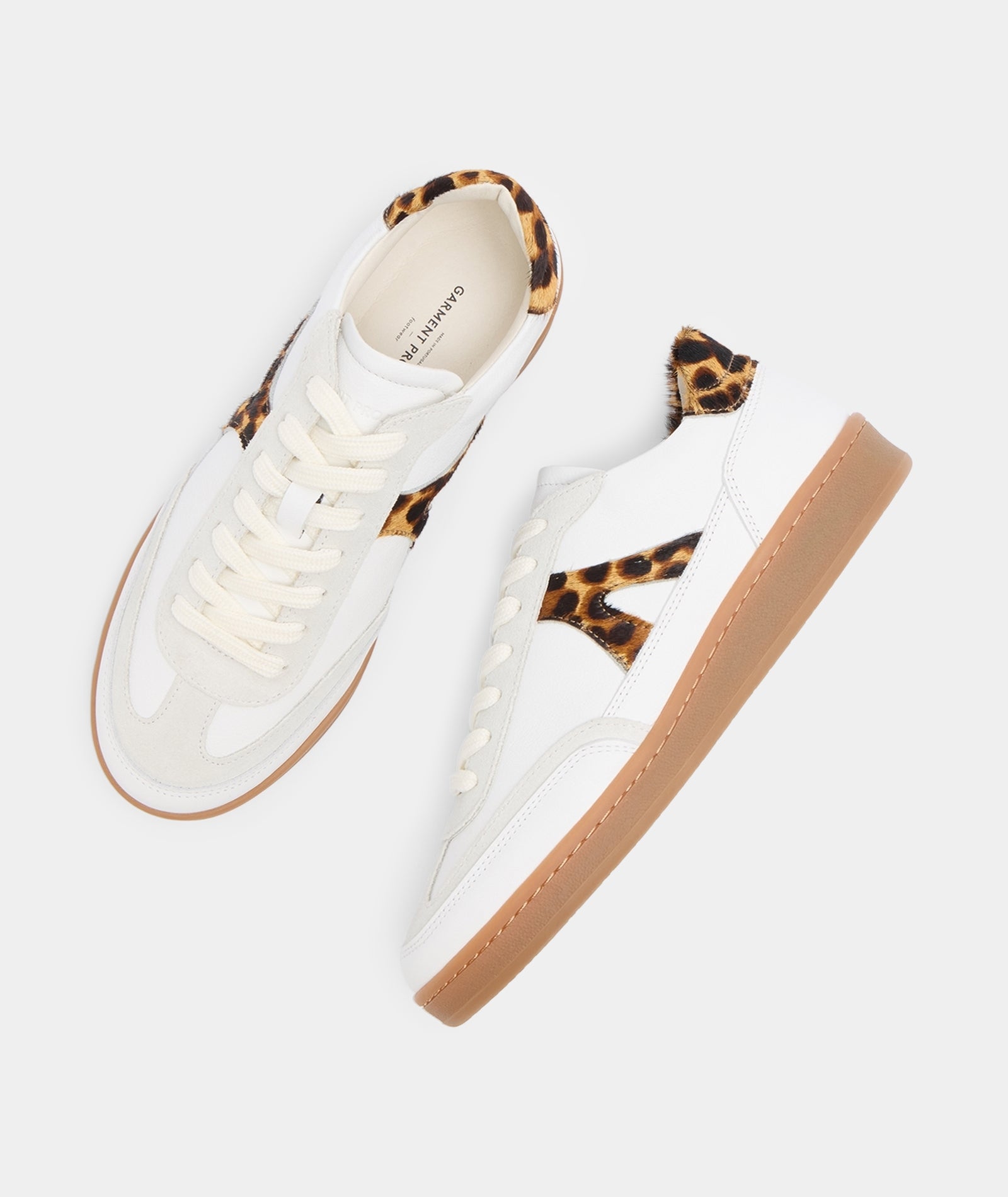 GARMENT PROJECT WMNS Liga - White/Leopard Leather Shoes 050 Leopard