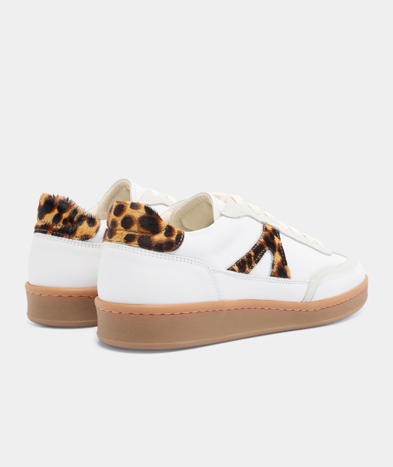 GARMENT PROJECT WMNS Liga - White/Leopard Leather Shoes 050 Leopard