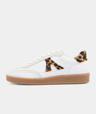 GARMENT PROJECT WMNS Liga - White/Leopard Leather Shoes 050 Leopard