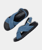 GARMENT PROJECT WMNS Lola Sandal - Blue Suede Shoes 550 Blue