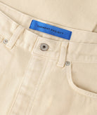 GARMENT PROJECT MAN Loose Five Pocket Jeans - Ecru Jeans 125 Ecru