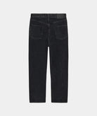 GARMENT PROJECT MAN Loose Five Pocket Jeans - Stone Washed Black Jeans 999 Black