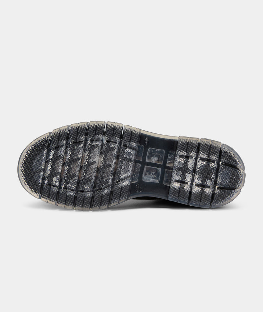 GARMENT PROJECT WMNS Lucido Transparent Chelsea - Black Leather Boots 999 Black