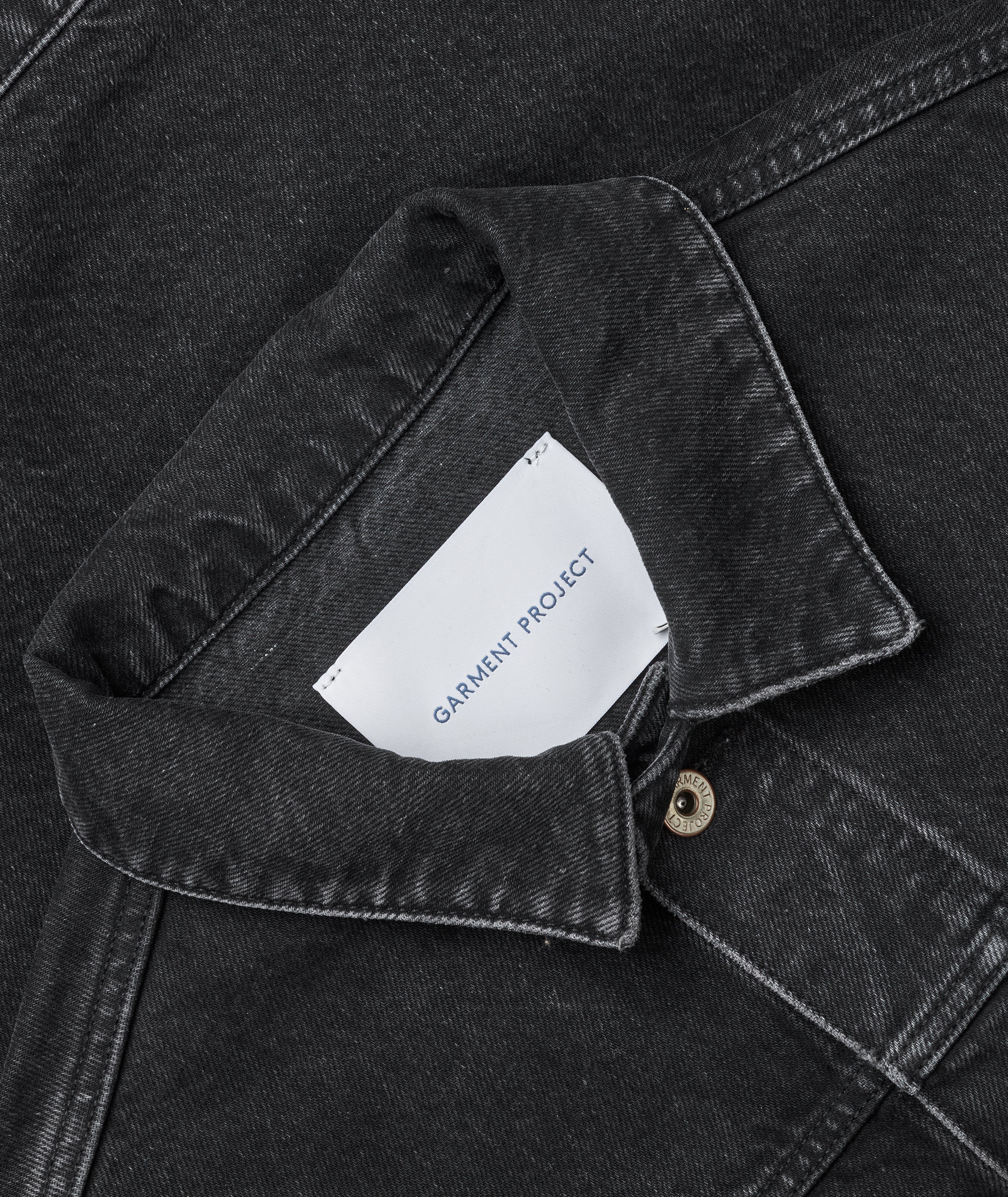 GARMENT PROJECT MAN Matty - Stone Washed Black Jacket 999 Black