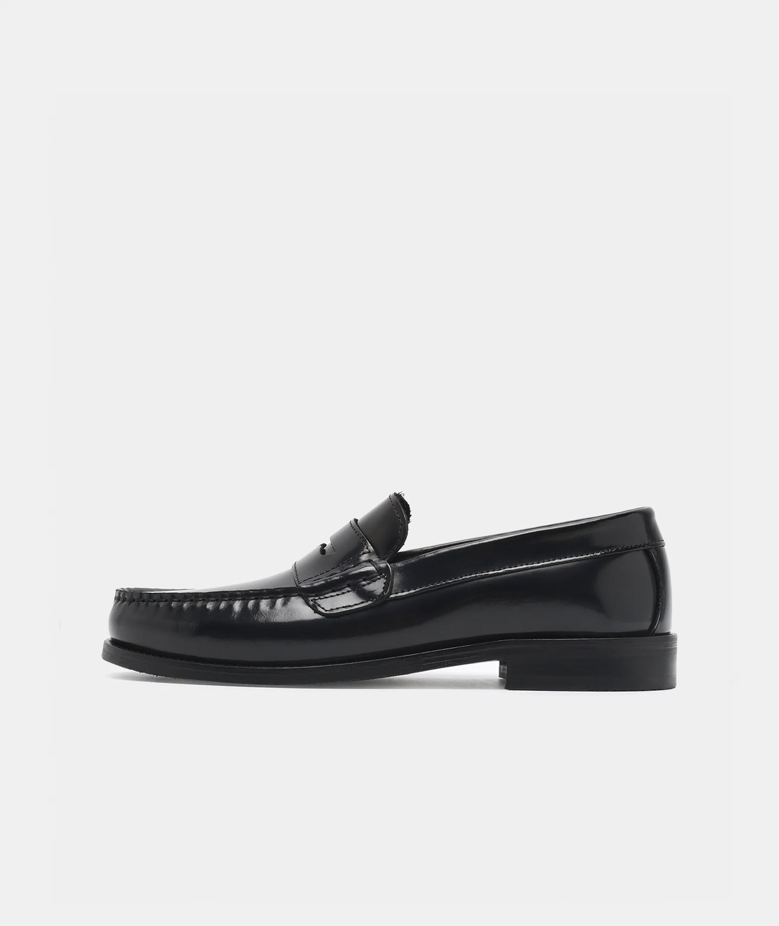 GARMENT PROJECT MAN Miles Penny Loafer - Black Polido Loafer 999 Black