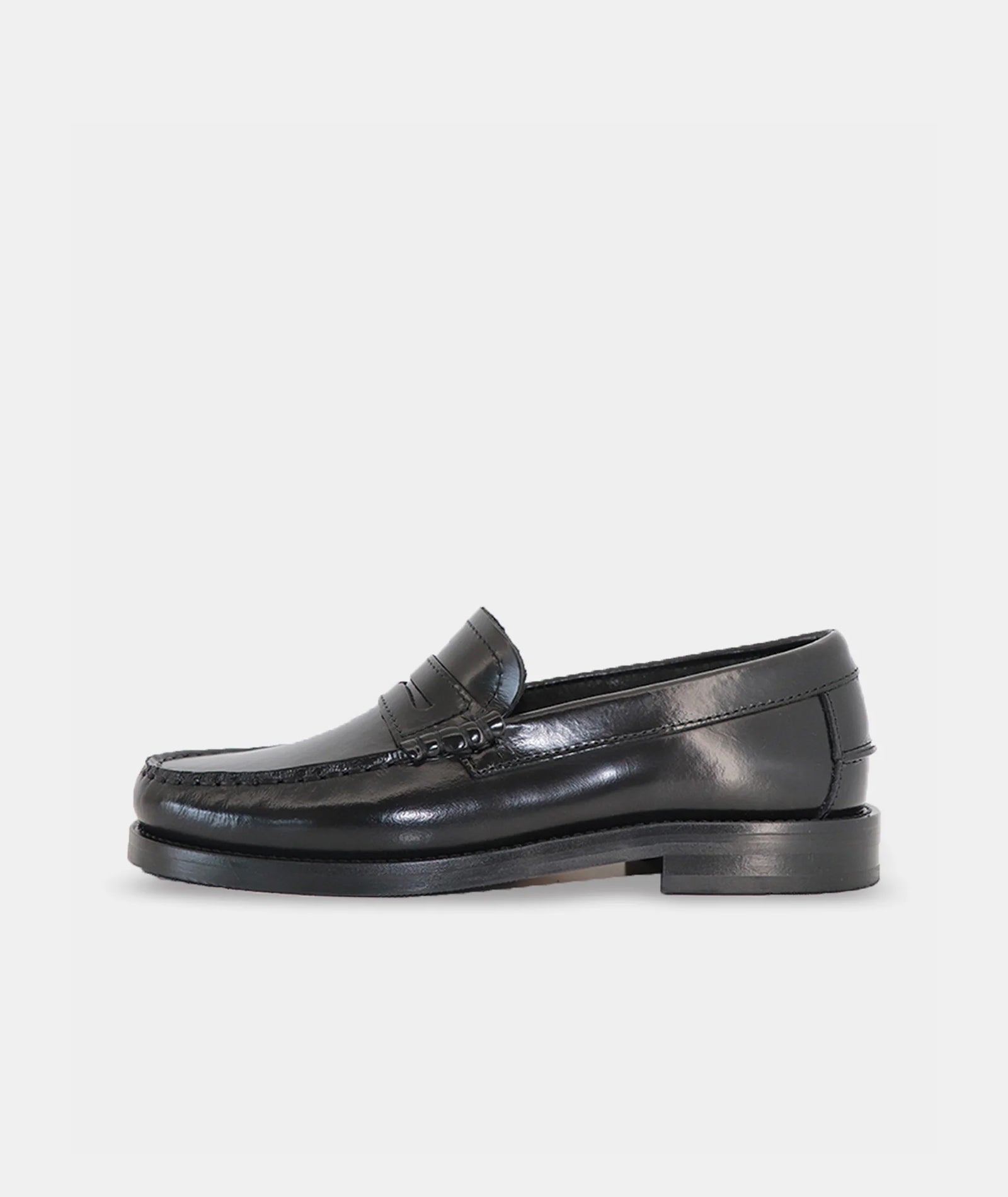 GARMENT PROJECT WMNS Miles Penny Loafer - Black Polido Loafer 999 Black