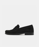 GARMENT PROJECT WMNS Miles Penny Loafer - Black Suede Loafer 999 Black