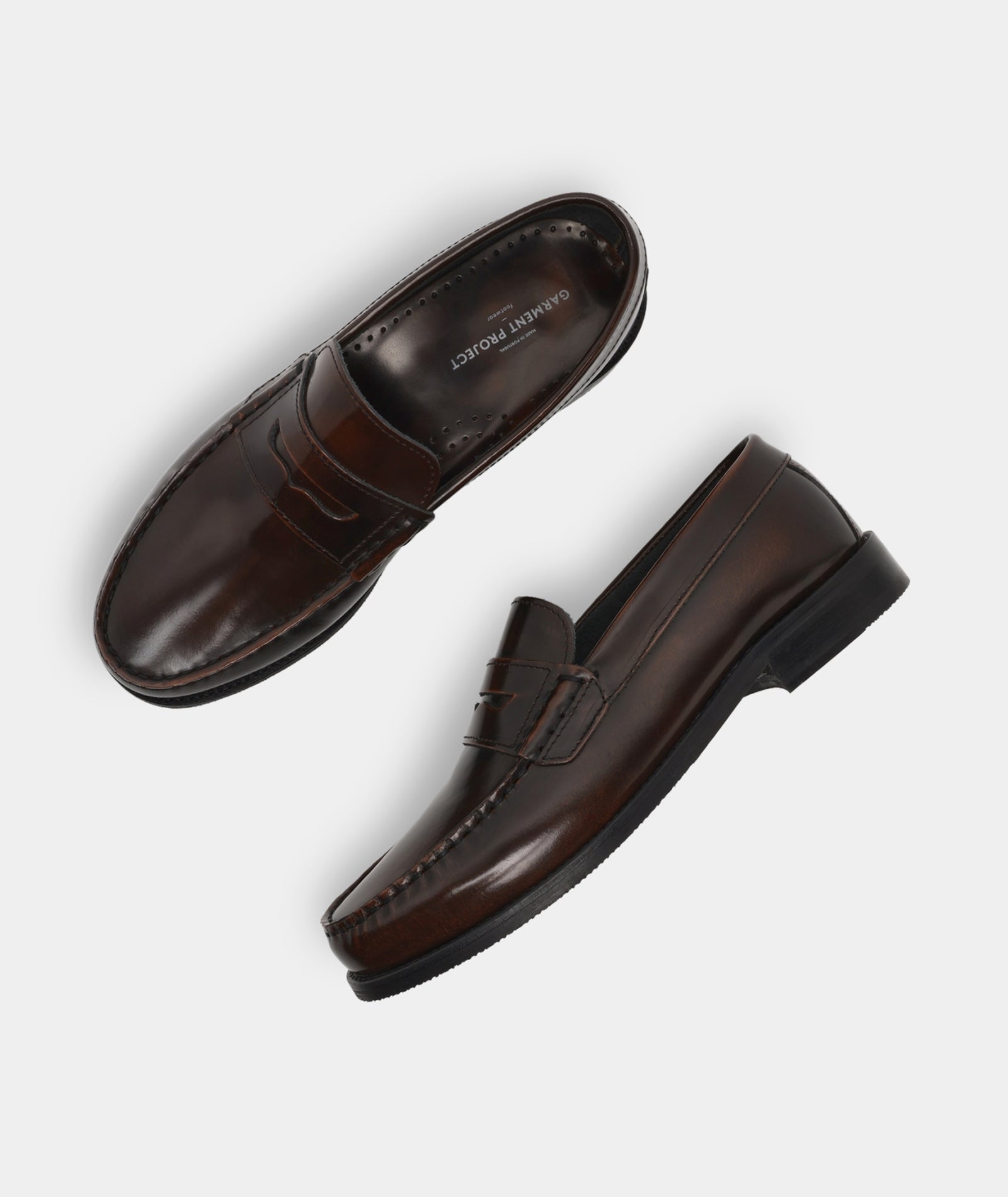 GARMENT PROJECT MAN Miles Penny Loafer - Brown Polido Loafer 800 Brown