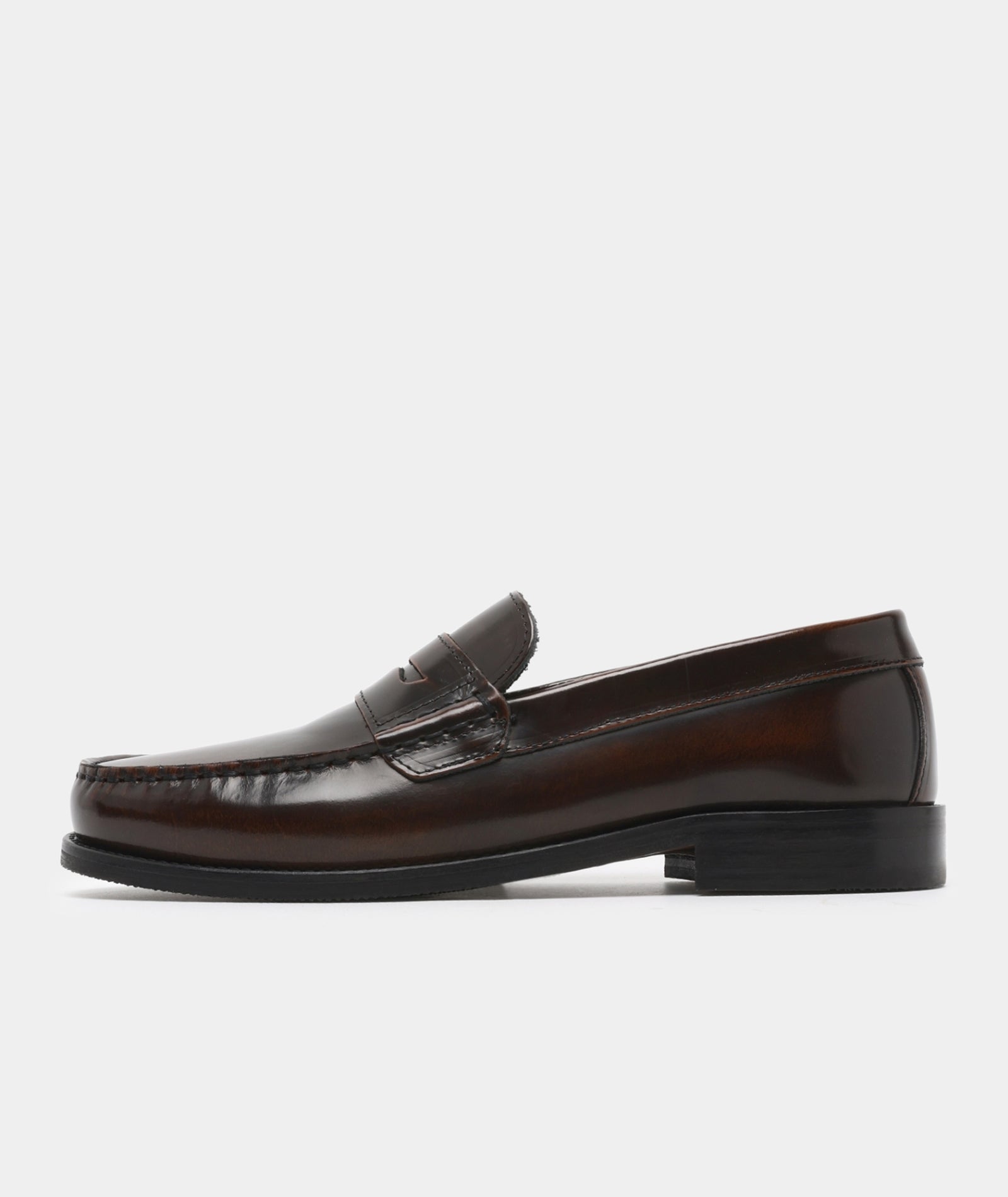 GARMENT PROJECT MAN Miles Penny Loafer - Brown Polido Loafer 800 Brown