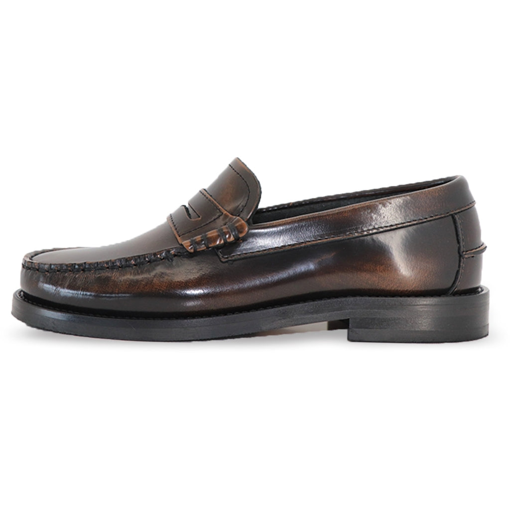 GARMENT PROJECT WMNS Miles Penny Loafer - Brown Polido Loafer 800 Brown