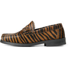 GARMENT PROJECT MAN Miles Penny Loafer - Brown Zebra Pony Hair Loafer 800 Brown