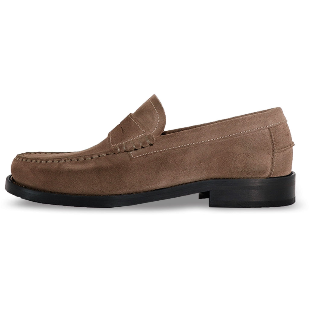 GARMENT PROJECT MAN Miles Penny Loafer - Cognac Suede Shoes 650 Cognac