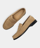 GARMENT PROJECT MAN Miles Penny Loafer - Earth Suede Shoes 260 Earth