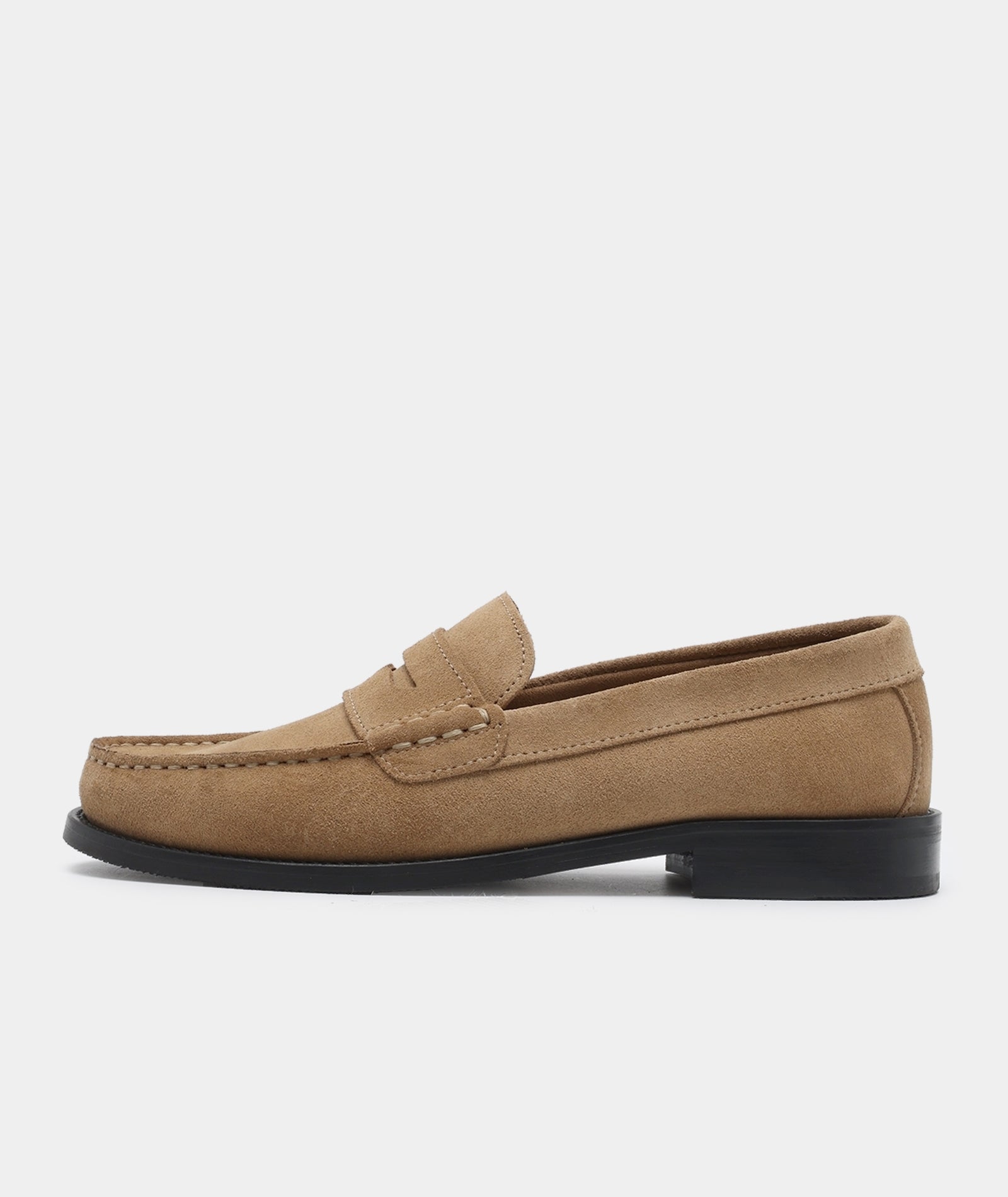 GARMENT PROJECT MAN Miles Penny Loafer - Earth Suede Loafer 260 Earth