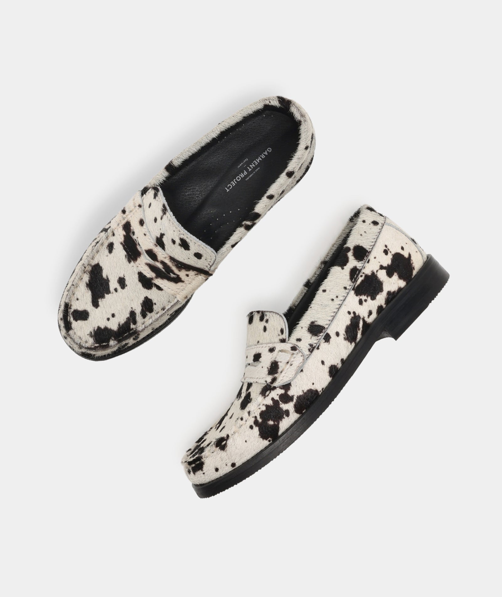 GARMENT PROJECT WMNS Miles Penny Loafer - Hairy Cow Leather Loafer 4000 Cow