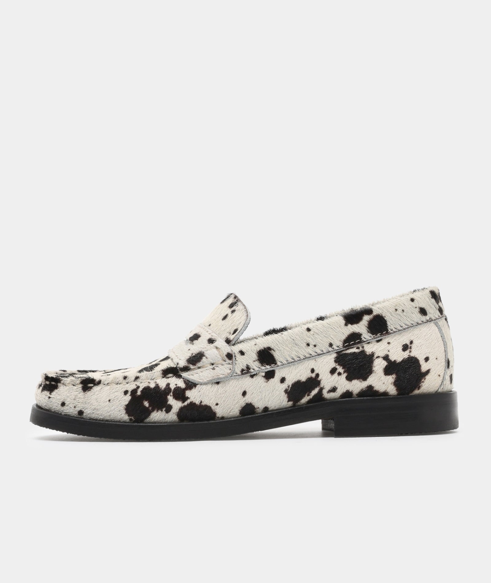 GARMENT PROJECT WMNS Miles Penny Loafer - Hairy Cow Leather Loafer 4000 Cow