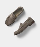 GARMENT PROJECT MAN Miles Penny Loafer - Truffle Suede Loafer 265 Truffle