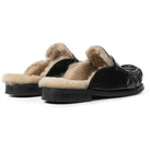 GARMENT PROJECT WMNS Miley - Black Polido Leather / Shearling Loafer 999 Black