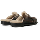 GARMENT PROJECT WMNS Miley - Brown Vintage Leather / Shearling Loafer 800 Brown