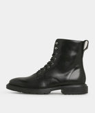 GARMENT PROJECT MAN Mili Lace Boot - Black Leather Boots 999 Black