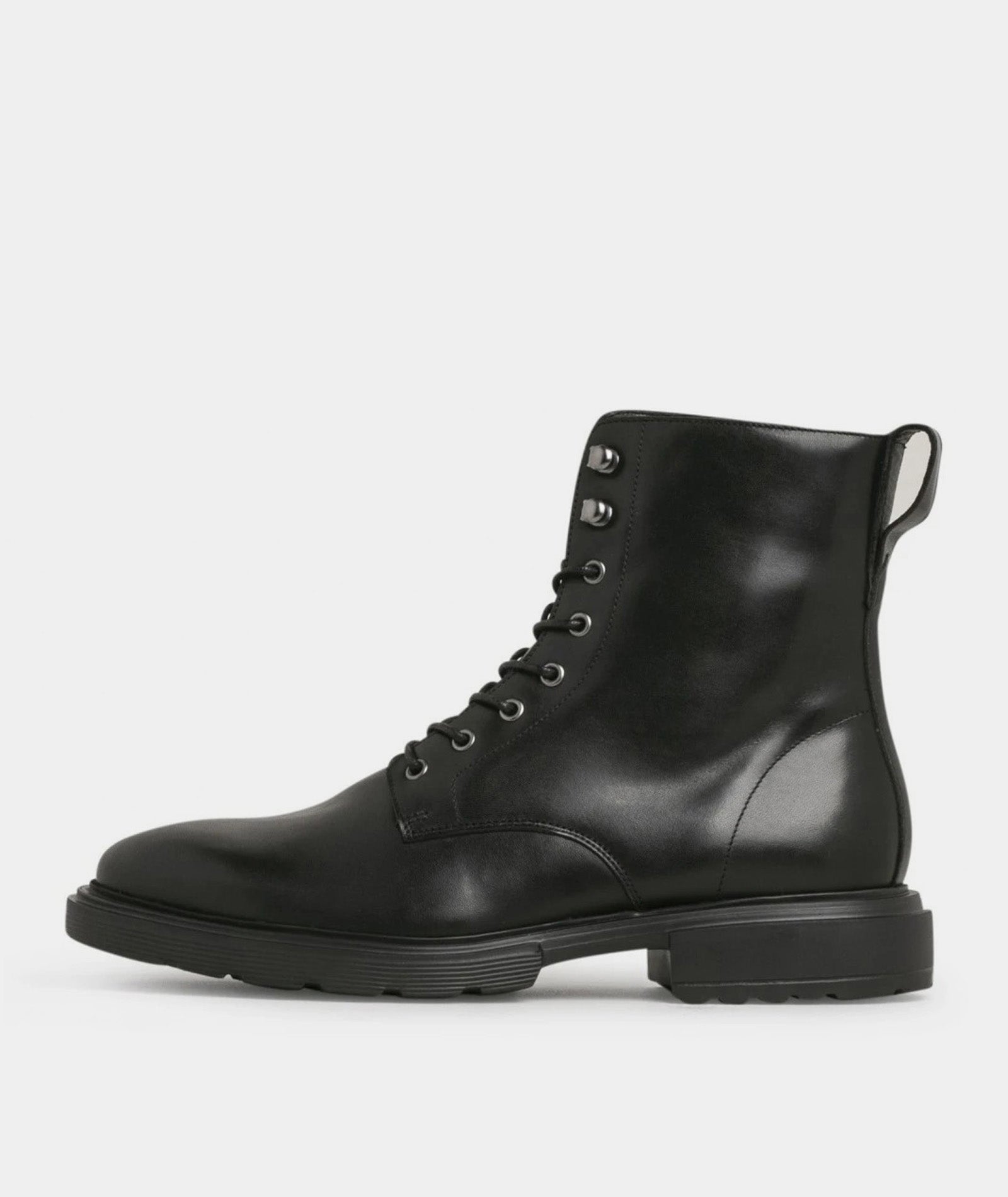 GARMENT PROJECT MAN Mili Lace Boot - Black Leather Boots 999 Black