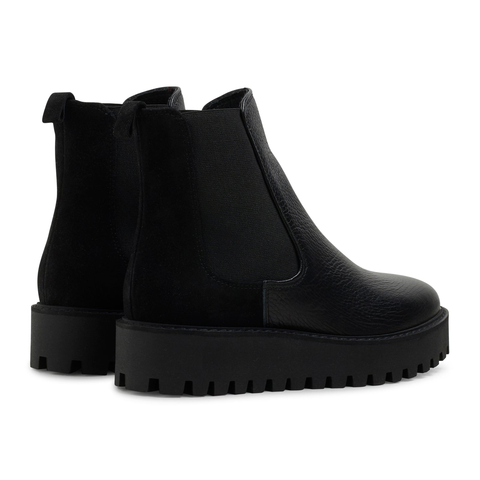 GARMENT PROJECT WMNS Mina Chelsea Boot - Black Leather Boots 999 Black