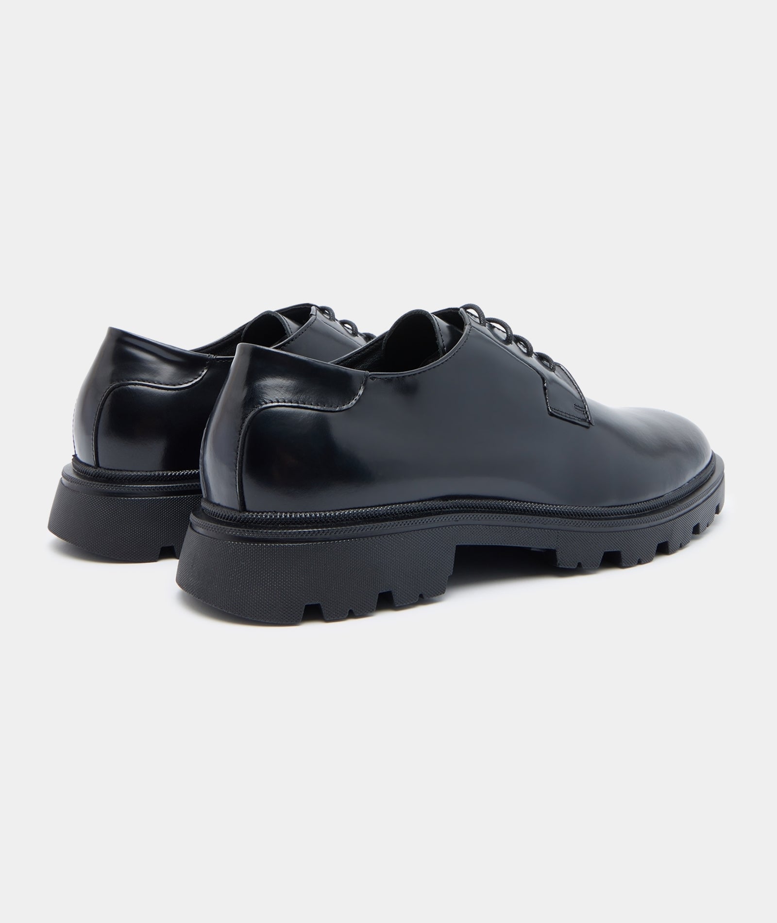 GARMENT PROJECT MAN Minnesota Derby - Black Polido Shoes 999 Black